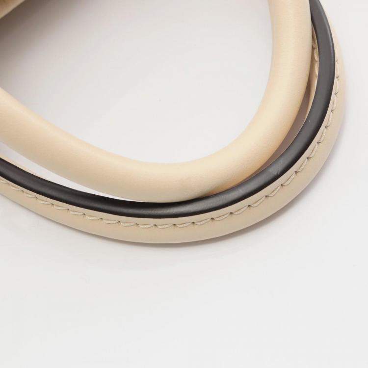 Pre Owned Louis Vuitton On The Go New York Monogram Empreinte Leather Handbag Ivory