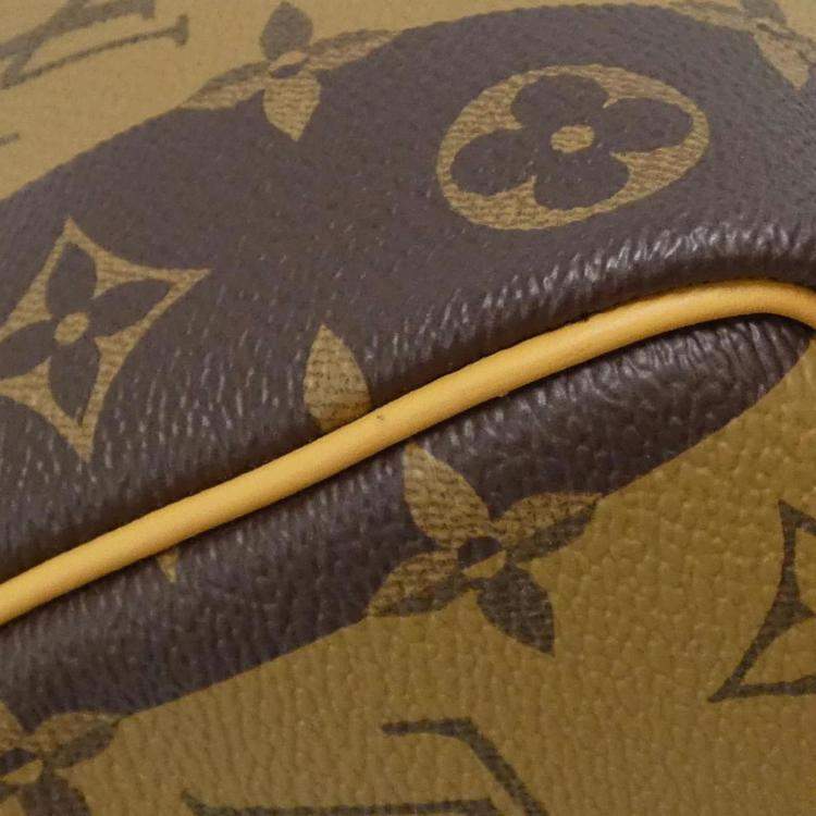 Pre Owned Louis Vuitton Monogram Stripe (Lv Squared) Keepall Bandouliere 50Cm Boston Bag