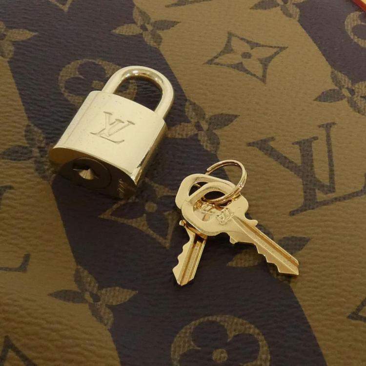 Pre Owned Louis Vuitton Monogram Stripe (Lv Squared) Keepall Bandouliere 50Cm Boston Bag