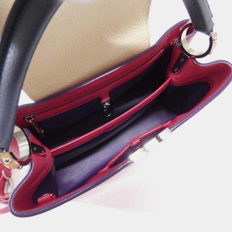 Pre Owned Louis Vuitton Capucines Pm Handbag