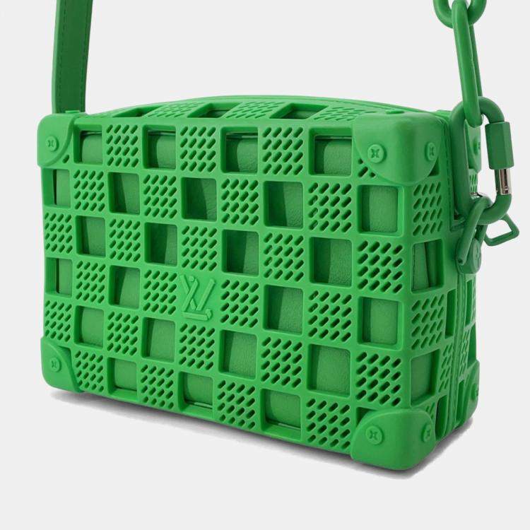 Pre Owned Louis Vuitton Rubber Mini Soft Trunk Shoulder Bag