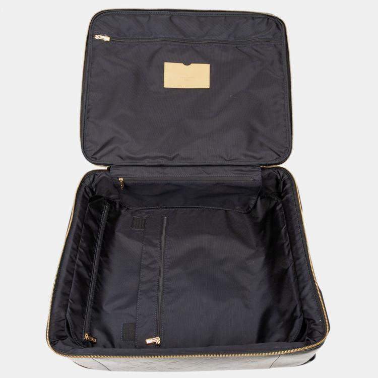 Pre Owned Louis Vuitton Black Monogram Vernis Pegase 45