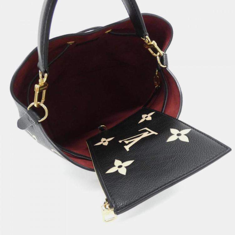 Pre Owned Louis Vuitton Two-Tone Monogram Empreinte Neo Noe Mm Shoulder Bag