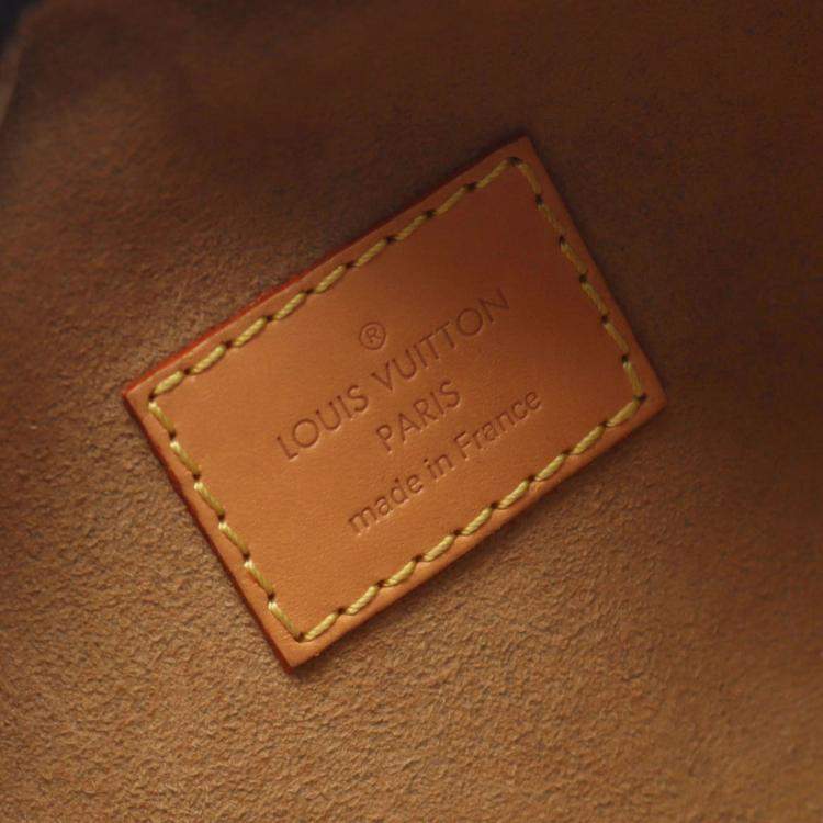 Pre Owned Louis Vuitton Loop Monogram Shoulder Bag Coated Canvas And Leather Brown