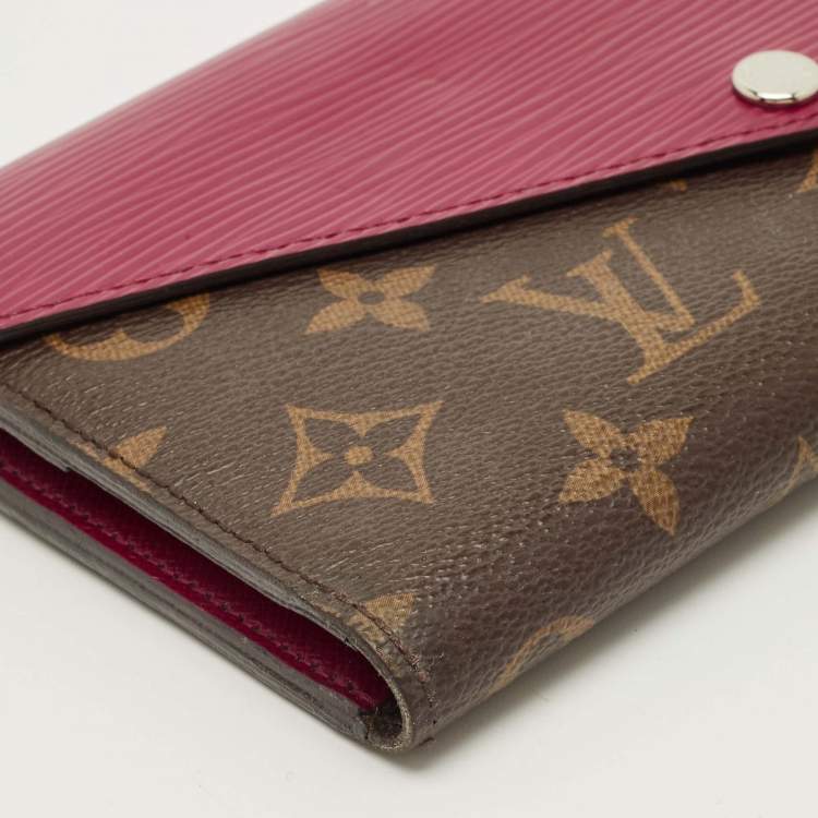 مملوكة مسبقًا Louis Vuitton Marie-Lou Fuchsia Monogram Canvas and Epi Leather Wallet