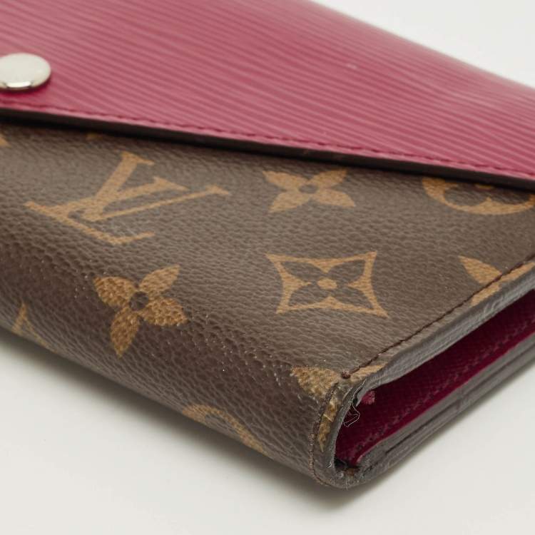 مملوكة مسبقًا Louis Vuitton Marie-Lou Fuchsia Monogram Canvas and Epi Leather Wallet