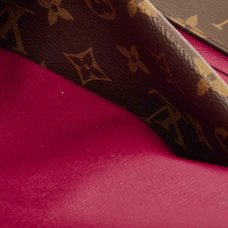 مملوكة مسبقًا Louis Vuitton Marie-Lou Fuchsia Monogram Canvas and Epi Leather Wallet