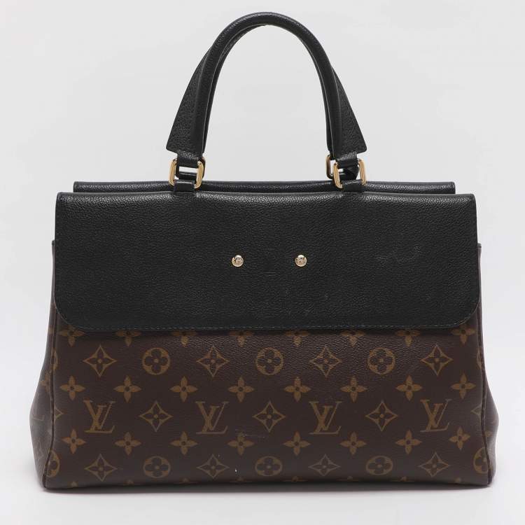 Pre Owned Louis Vuitton Venus Black Monogram Canvas and Leather Bag