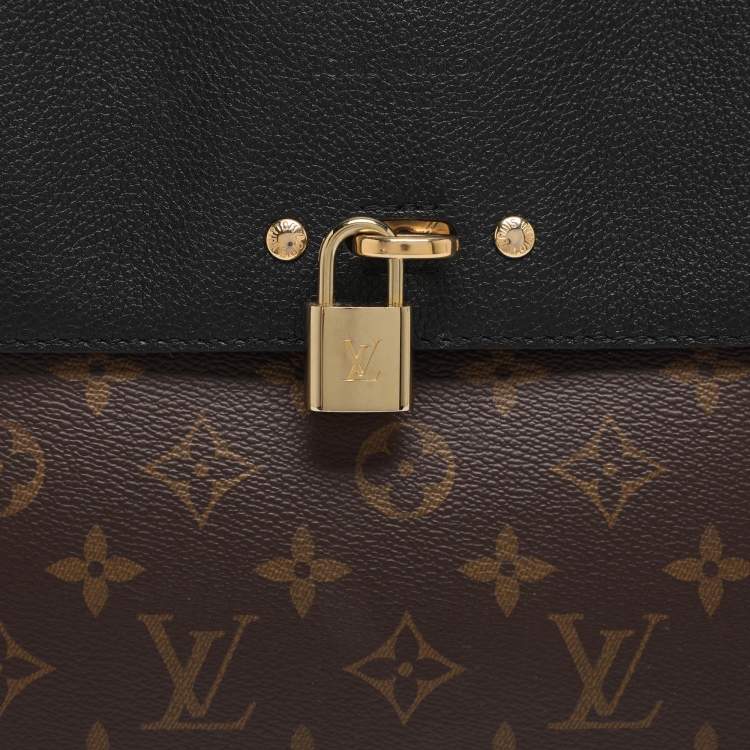 Pre Owned Louis Vuitton Venus Black Monogram Canvas and Leather Bag