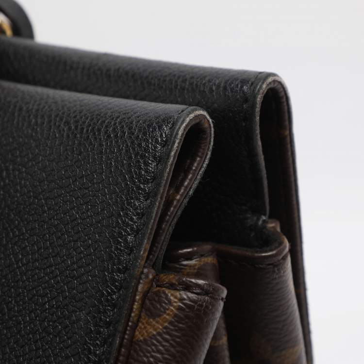 Pre Owned Louis Vuitton Venus Black Monogram Canvas and Leather Bag