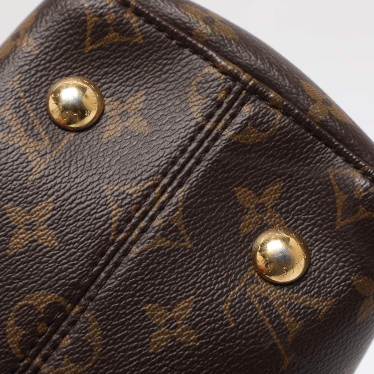 Pre Owned Louis Vuitton Venus Black Monogram Canvas and Leather Bag