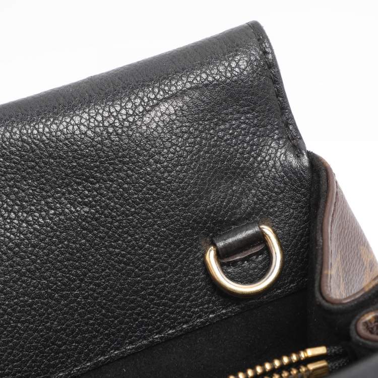 Pre Owned Louis Vuitton Venus Black Monogram Canvas and Leather Bag