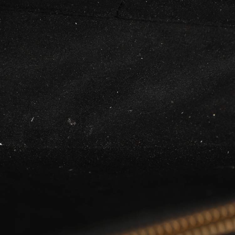 Pre Owned Louis Vuitton Venus Black Monogram Canvas and Leather Bag