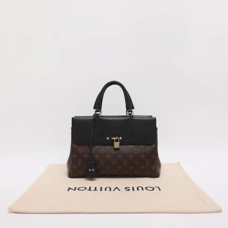Pre Owned Louis Vuitton Venus Black Monogram Canvas and Leather Bag