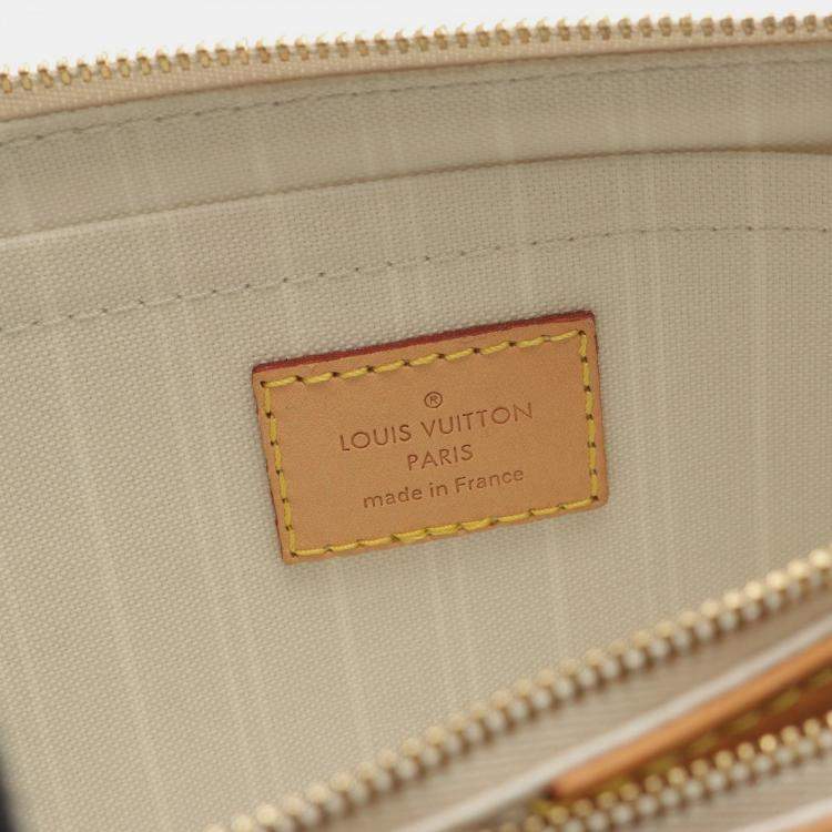 Pre Owned Louis Vuitton Multi Pochette Accessoires Pink/Beige Monogram Giant Canvas Shoulder Bag