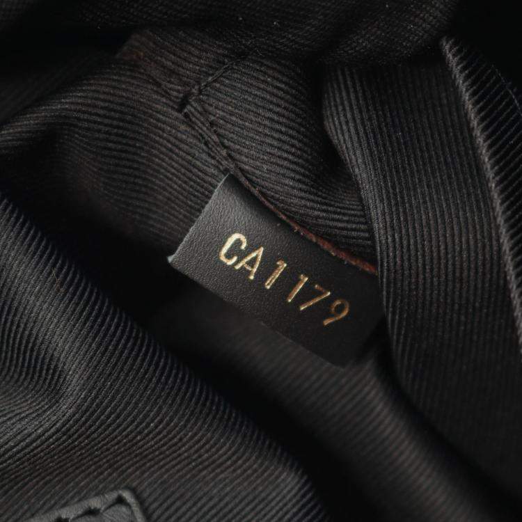 Pre Owned Louis Vuitton Santa Monica Damier Ebene Canvas Crossbody Bag