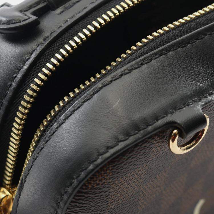 Pre Owned Louis Vuitton Santa Monica Damier Ebene Canvas Crossbody Bag