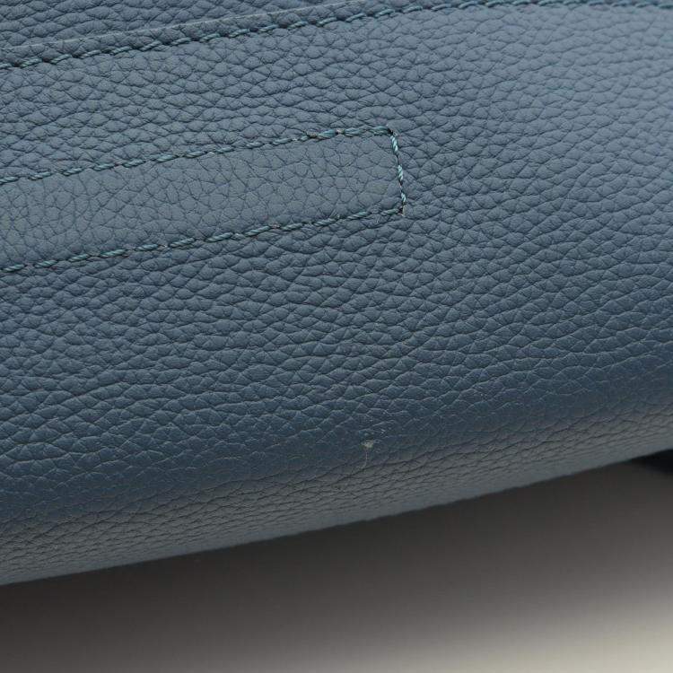 Pre Owned Louis Vuitton Aerogram Takeoff Green Tone Leather Shoulder Bag