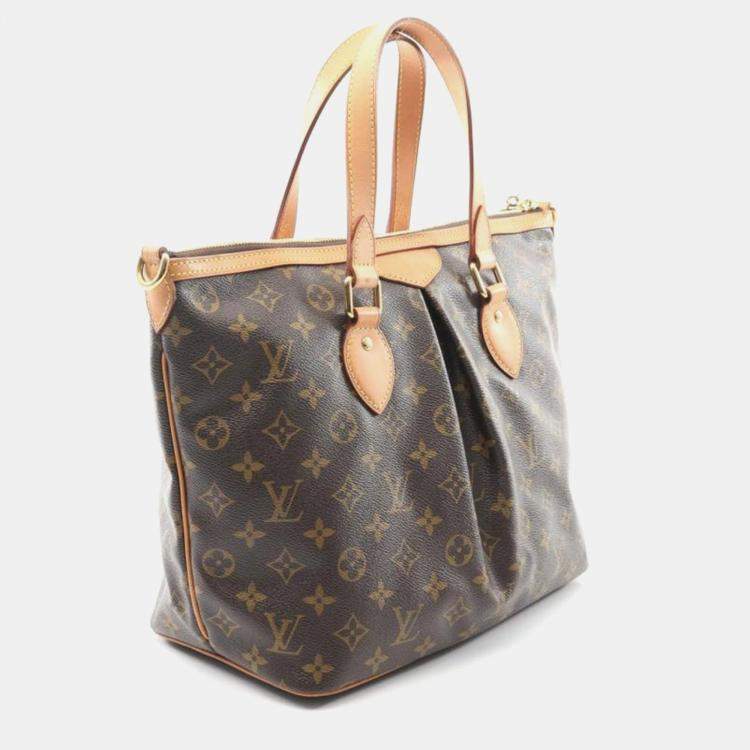 مملوكة مسبقًا Louis Vuitton Palermo PM Brown Monogram Canvas Tote Bag
