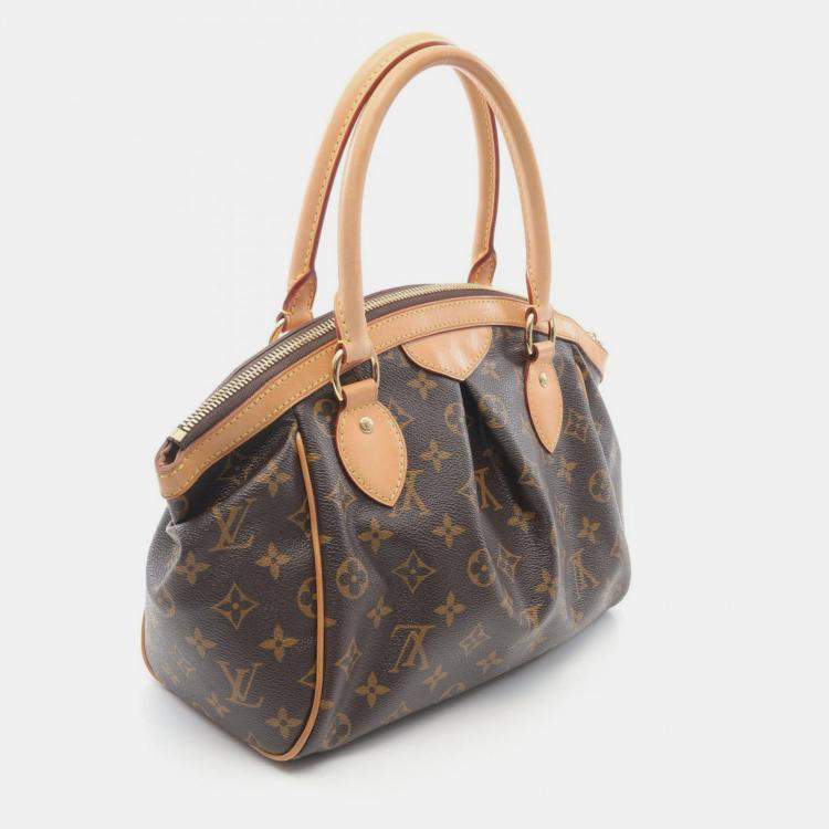 Pre Owned Louis Vuitton Tivoli PM Brown Monogram Canvas Handbag