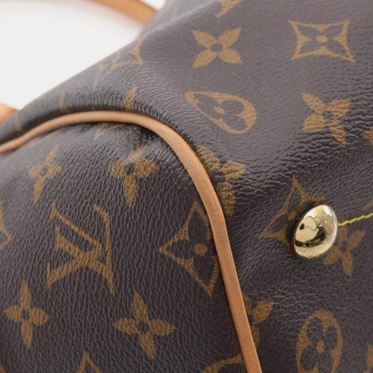 Pre Owned Louis Vuitton Tivoli PM Brown Monogram Canvas Handbag