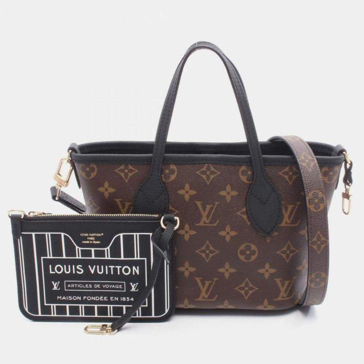 مملوكة مسبقًا Louis Vuitton Neverfull Inside Out BB Brown Monogram Canvas Tote Bag