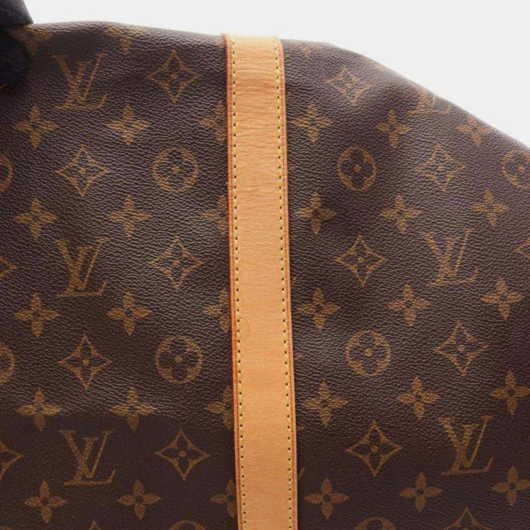 مملوكة مسبقًا Louis Vuitton Keepall Bandouliere 60 Monogram Canvas Boston Bag