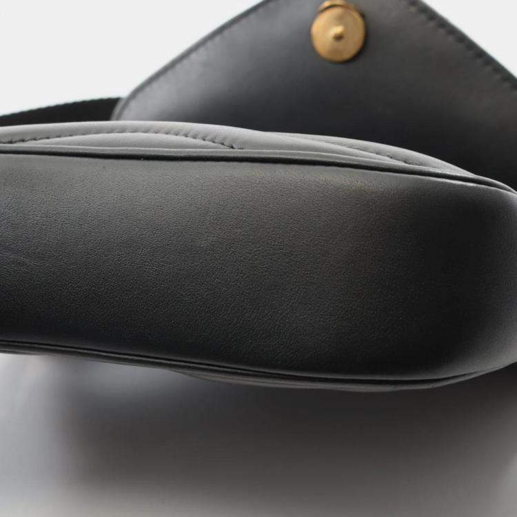 Pre Owned Louis Vuitton New Wave Noir Leather Shoulder Bag