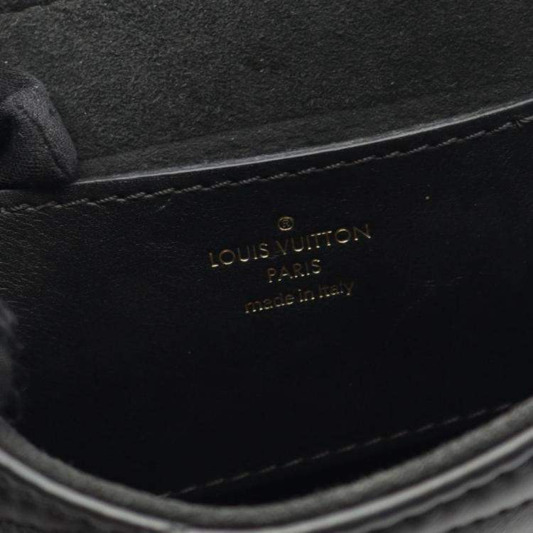 Pre Owned Louis Vuitton New Wave Noir Leather Shoulder Bag