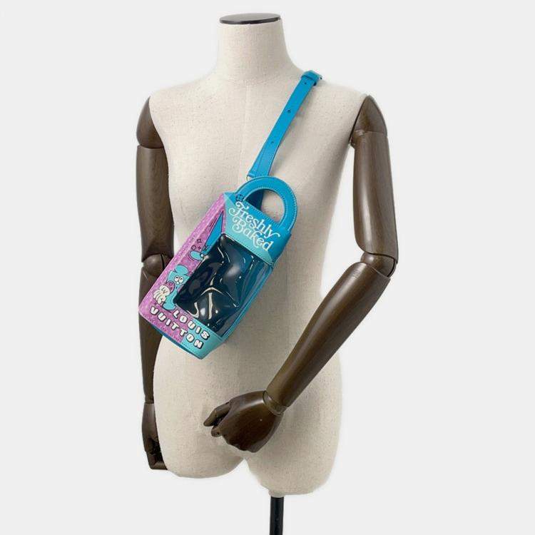 Pre Owned Louis Vuitton Sandwich Box Blue Monogram