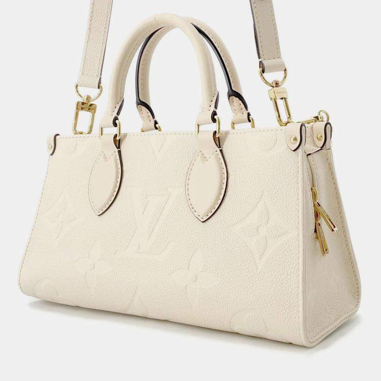 Pre Owned Louis Vuitton Onthego Claim Monogram Empreinte Leather Size Ew