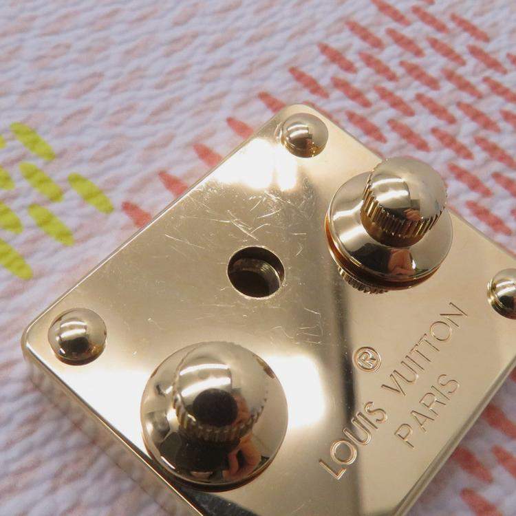 Pre Owned Louis Vuitton Pochette Metis Ew PeachDamier Licious