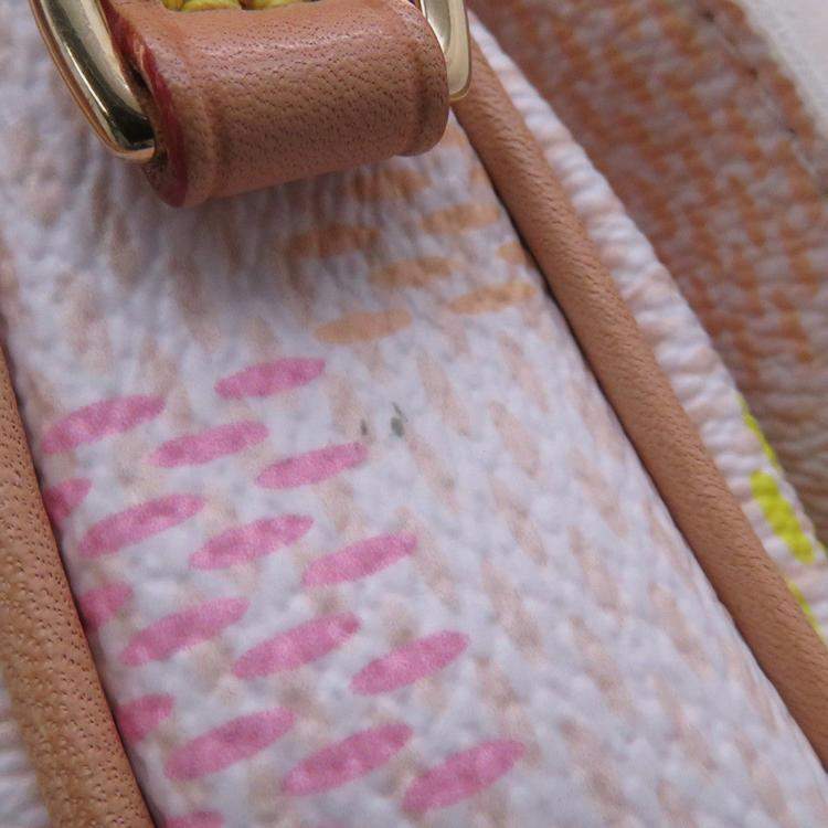 Pre Owned Louis Vuitton Pochette Metis Ew PeachDamier Licious