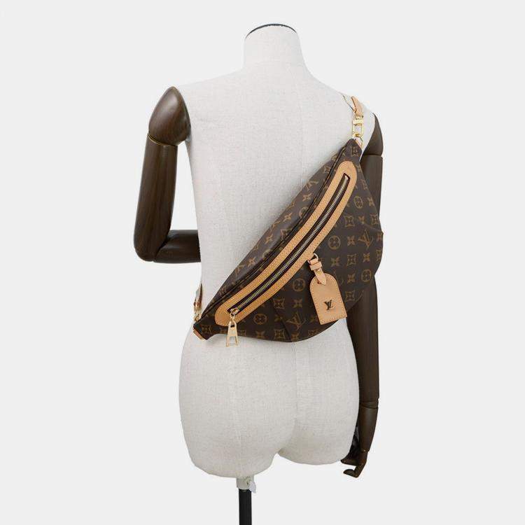 Pre Owned Louis Vuitton High Rise Brown/Beige Monogram