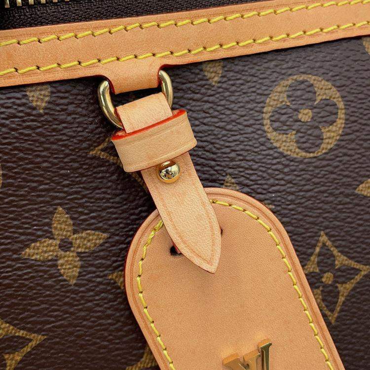 Pre Owned Louis Vuitton High Rise Brown/Beige Monogram