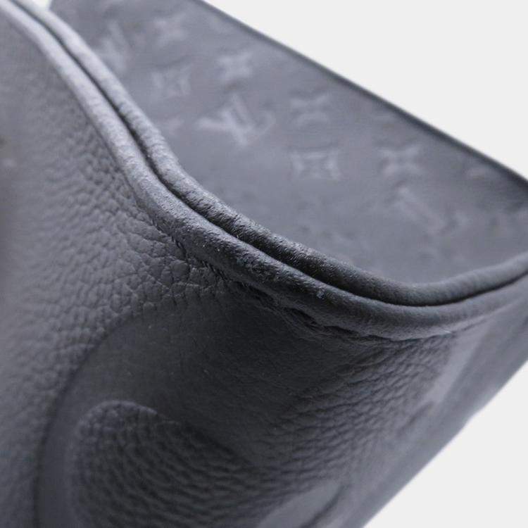 Pre Owned Louis Vuitton Onthego Noir Monogram Empreinte Leather Size Mm