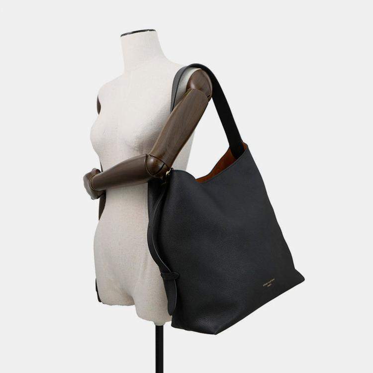 Pre Owned Louis Vuitton Lowkey Hobo Noir Grained Calf Leather Size Mm