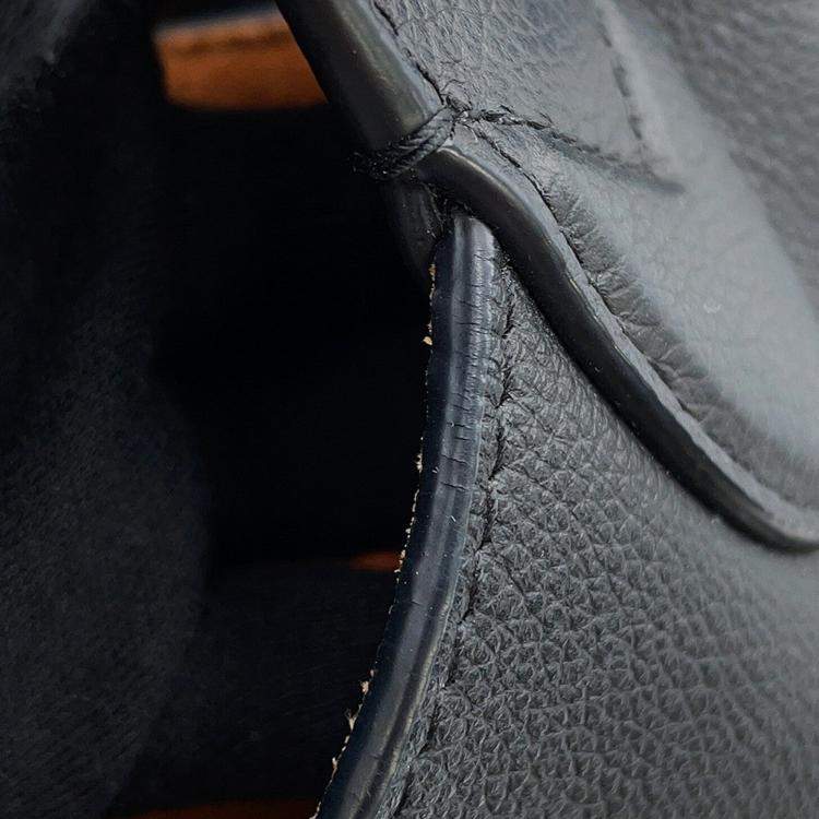 Pre Owned Louis Vuitton Lowkey Hobo Noir Grained Calf Leather Size Mm