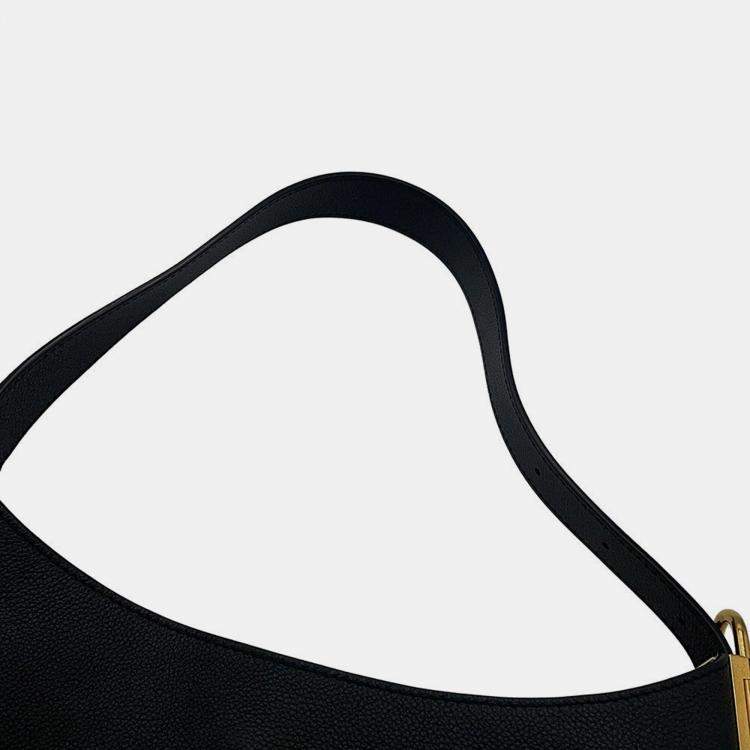 Pre Owned Louis Vuitton Lowkey Hobo Noir Grained Calf Leather Size Mm