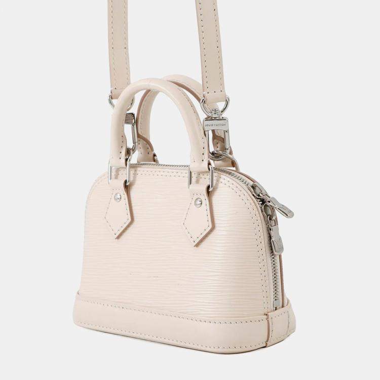 Pre Owned Louis Vuitton Nano Alma Quartz Epi Leather Size Nano