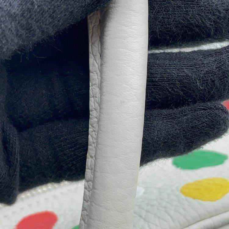 Pre Owned Louis Vuitton Square Bag China Exclusive White/Multicolor Monogram Empreinte Leather