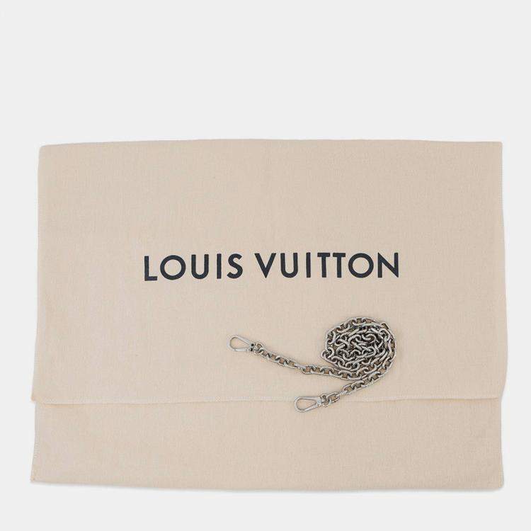 Pre Owned Louis Vuitton Square Bag China Exclusive White/Multicolor Monogram Empreinte Leather