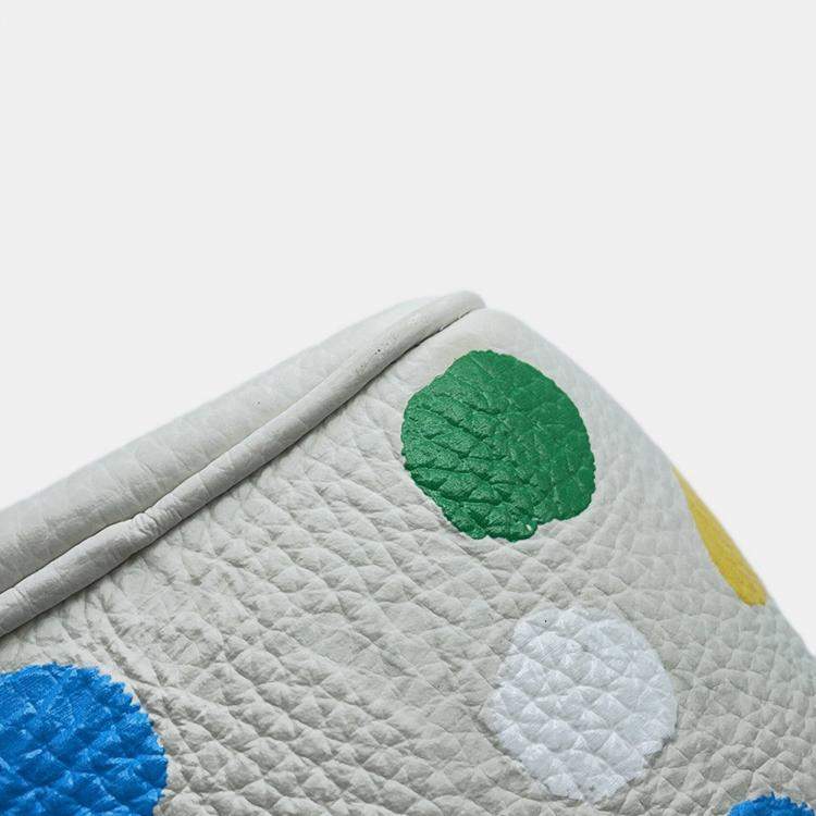 Pre Owned Louis Vuitton Square Bag China Exclusive White/Multicolor Monogram Empreinte Leather