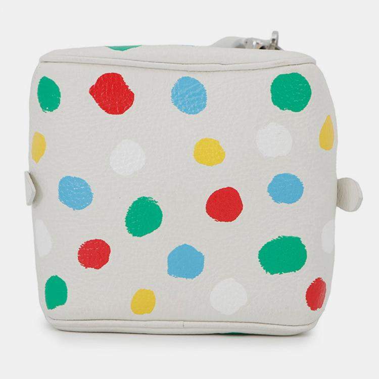 Pre Owned Louis Vuitton Square Bag China Exclusive White/Multicolor Monogram Empreinte Leather