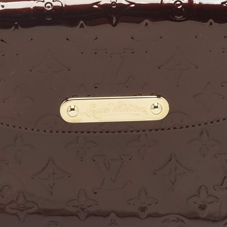 Pre Owned Louis Vuitton Rodeo Drive Amarante Monogram Vernis Bag