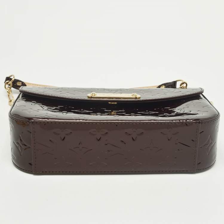 Pre Owned Louis Vuitton Rodeo Drive Amarante Monogram Vernis Bag