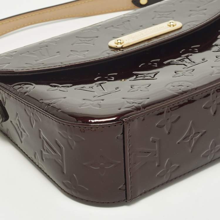 Pre Owned Louis Vuitton Rodeo Drive Amarante Monogram Vernis Bag