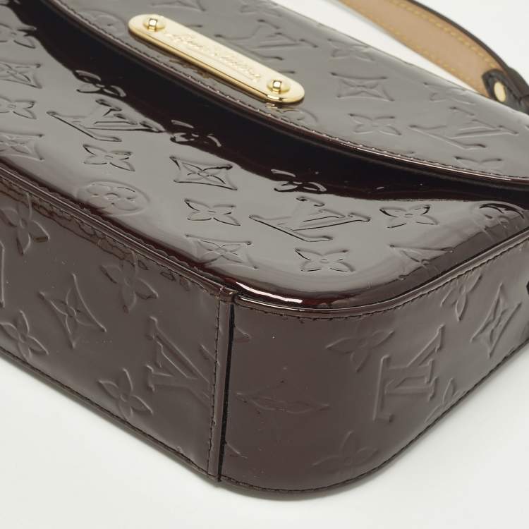 Pre Owned Louis Vuitton Rodeo Drive Amarante Monogram Vernis Bag