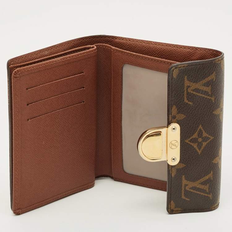 Pre Owned Louis Vuitton Koala Monogram Canvas Compact Wallet
