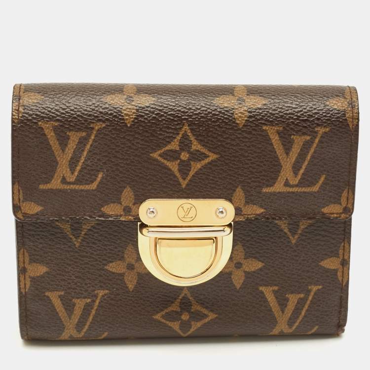 Pre Owned Louis Vuitton Koala Monogram Canvas Compact Wallet